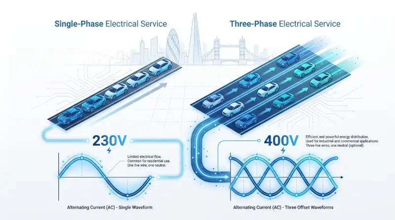 a 3-Phase Electrical Service