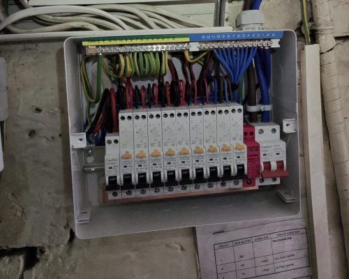 Completed fuse board upgrade in Putney with Type A RCBOs fitted to every circuit