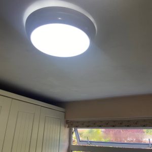 Modern LED ceiling light installed by a trusted electrician in Chiswick