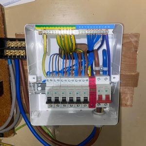 Modern consumer unit upgrade completed by a qualified electrician in Chiswick